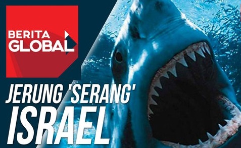 Ibarat Peristiwa Burung Ababil, Ratusan Jerung Serang Pantai Israel.