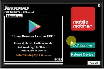 Lenovo Frp Remove Tool 2019 Free Download
