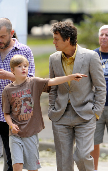 Com Keen Ruffalo, seu filho mais velho