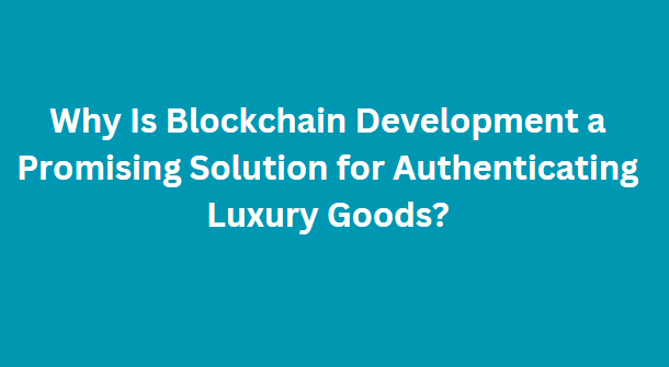Why Is Blockchain Development a Promising Solution for Authenticating Luxury Goods?