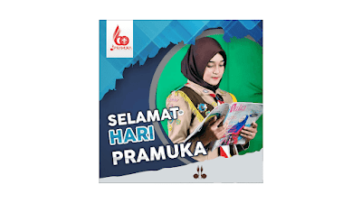 Kumpulan Background Twibbon Hari Pramuka ke 60 2021