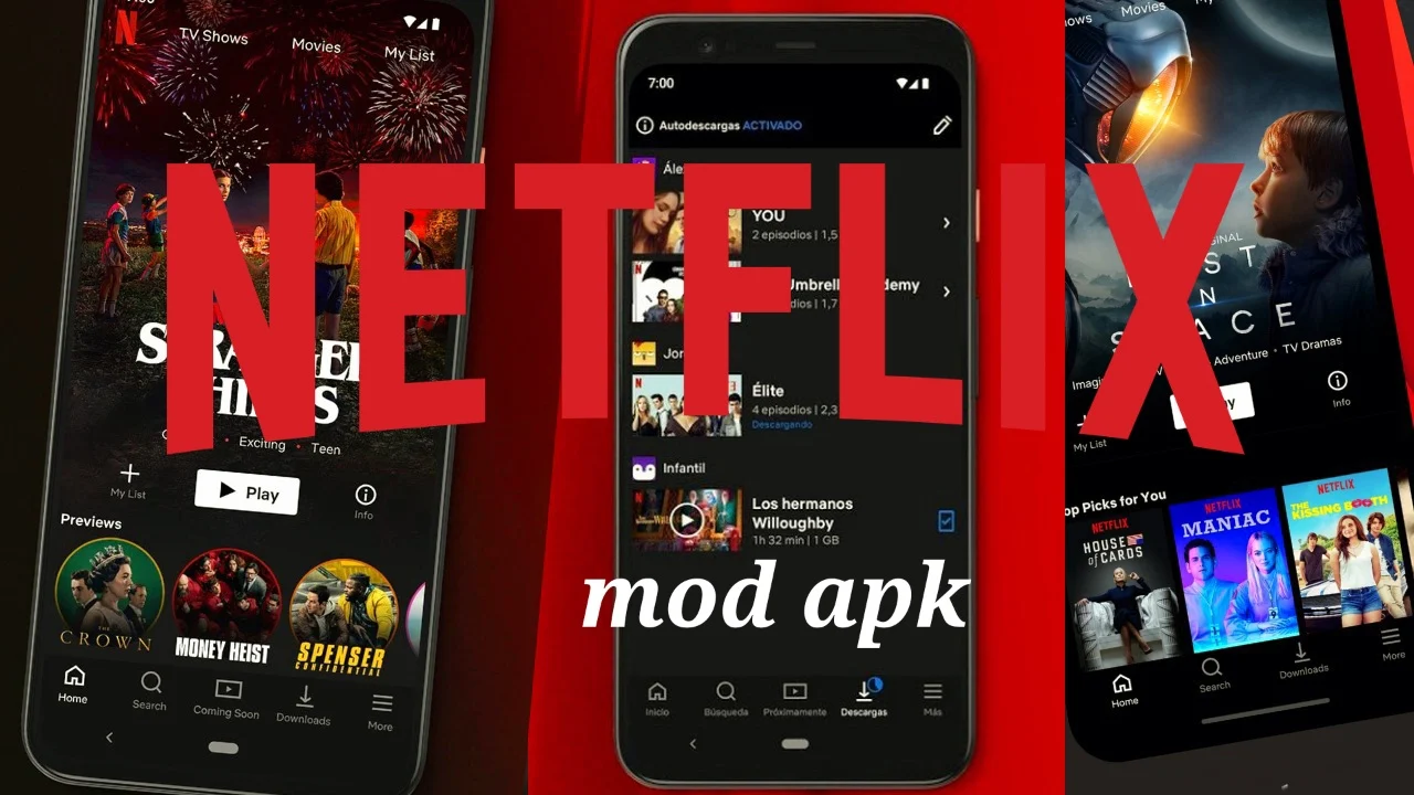 Download Netflix MOD APK Latest Update WITHOUT CODE FOR ANDROID WITHOUT SUBSCRIPTION