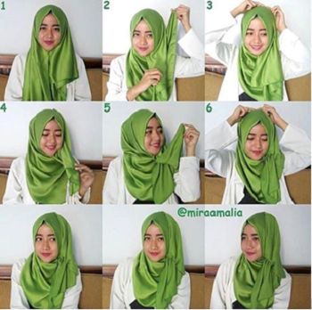 20  Tutorial Hijab Pashmina Satin 2017  Jilbab Cantik