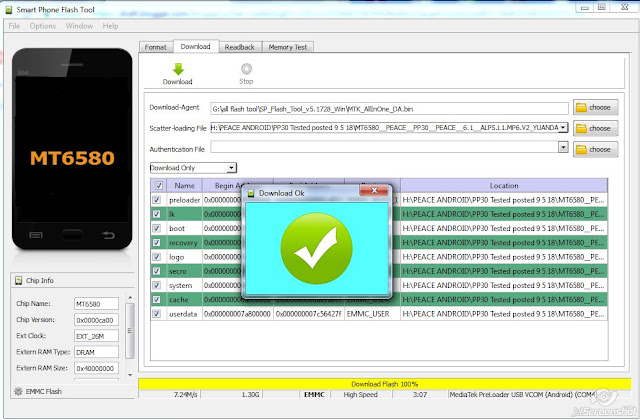 PEACE PP30 FIRMWARE FLASH FILE MT6580 6.1 MARSHMALLOW UPDATE STOCK ROM DOWNLOAD