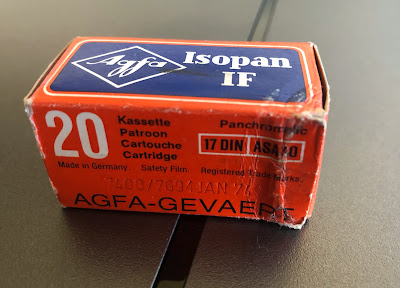 Agfa Isopan IF, 35 mm, verpalling