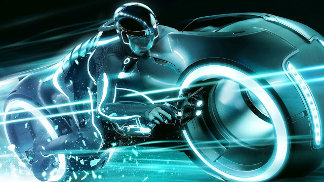 tron legacy lightning bikes