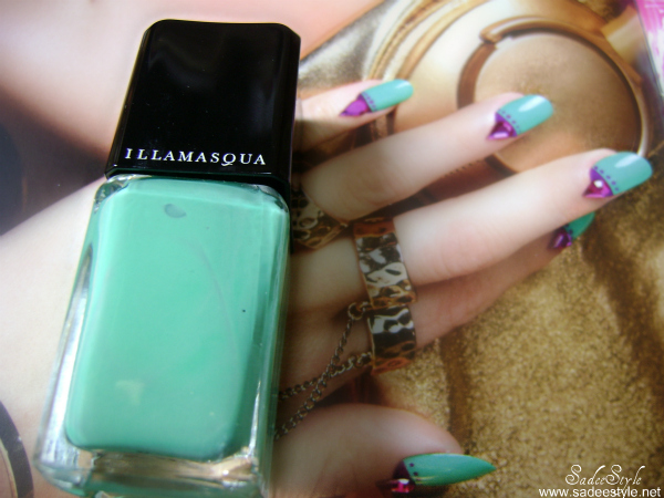 New nail varnishes in nomad bright jade and stance fuchsia violet are 