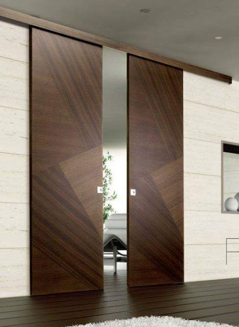 Gambar Contoh Desain Pintu Geser Rumah Minimalis Modern