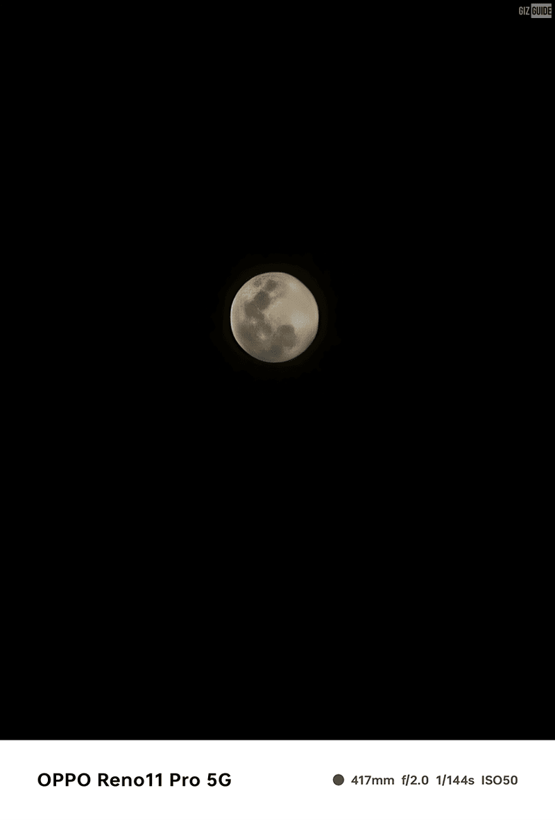 20x zoom moon shot