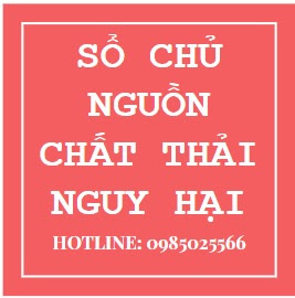  Sổ chủ nguồn chất thải nguy hại