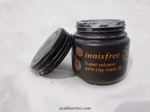 Review Innisfree Super Volcanic Pore Clay Mask 2x