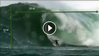 Storm Surfers block big waves measuring