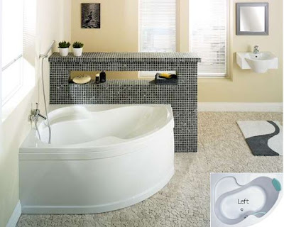Stainless Steel Corner Bath