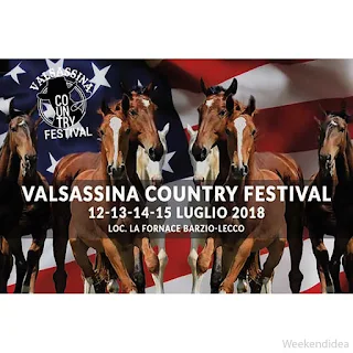 Valsassina Country festival dal 12 al 15 luglio Barzio (LC)