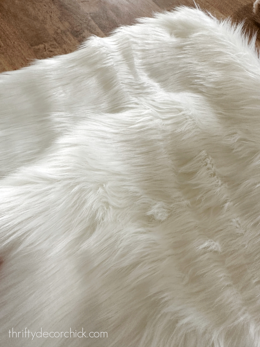 fluffy white beard fabric