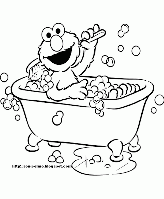Sesame Coloring Pages 8
