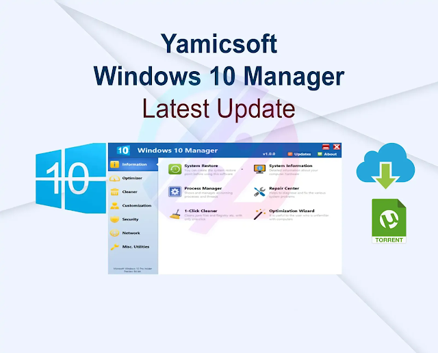 Yamicsoft Windows 10 Manager 3.8.5 (Repack & Portable) Latest Update
