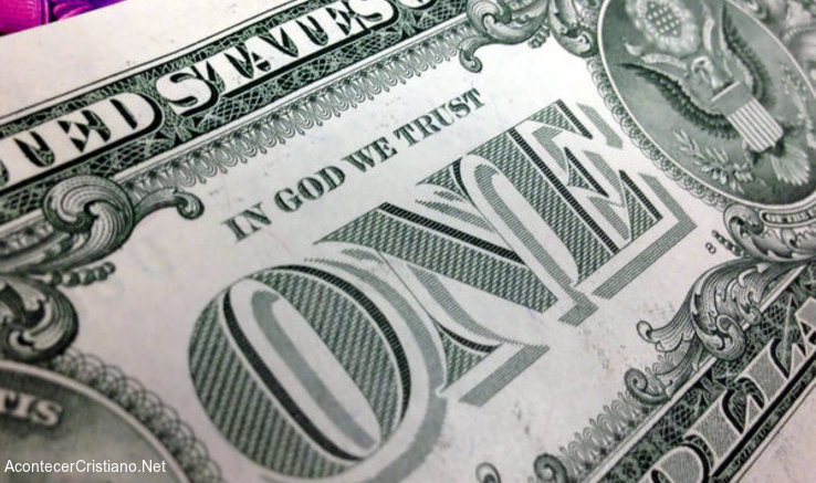 Lema "En Dios confiamos" en dólar estadounidense