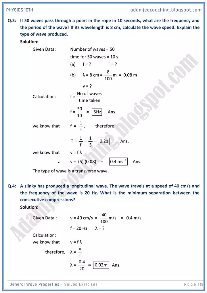 general-wave-properties-solved-textbook-exercise-physics-10th