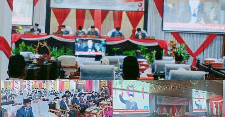 Bupati KerinciAdirozal Hadiri Paripurna Mendengarkan Pidato Kenegaraan Presiden RI