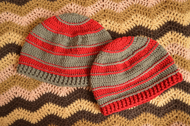 Blubox of Love: His & Her Striped Bonnet