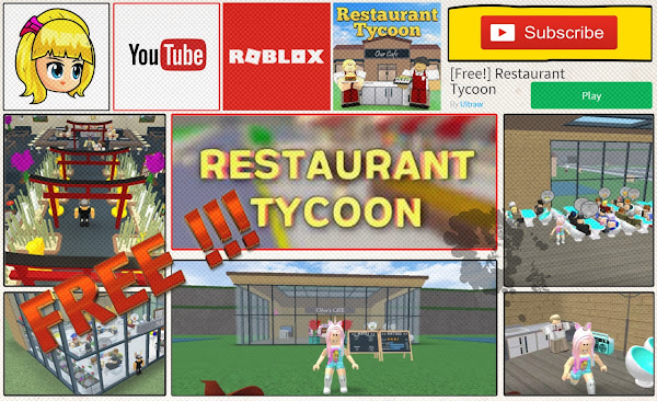 Chloe Tuber Roblox Restaurant Tycoon Gameplay The Restaurant Tycoon Is Now Free To Play It Used To Be You Have To Pay With Robux To Play But From Today On It - login to roblox restaurant tycoon