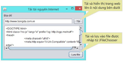 Đề mô download từ internet trong lập lập trình java