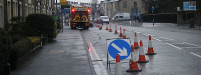 Line Painting Traffic Jam