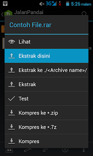 Cara Ekstrak File ZIP, RAR, 7z dengan Android