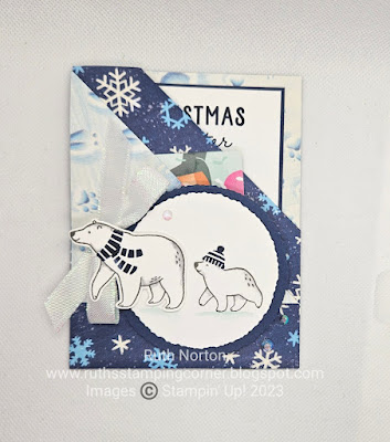 stampin up, beary cute, beary christmas