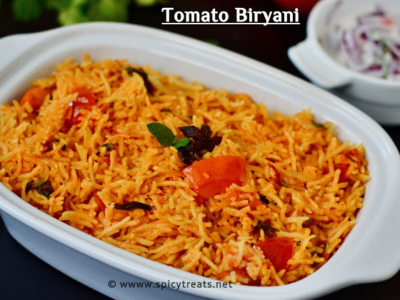 Tomato Biryani Recipe