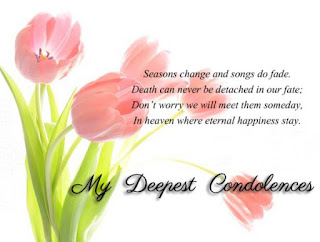 Condolence messages