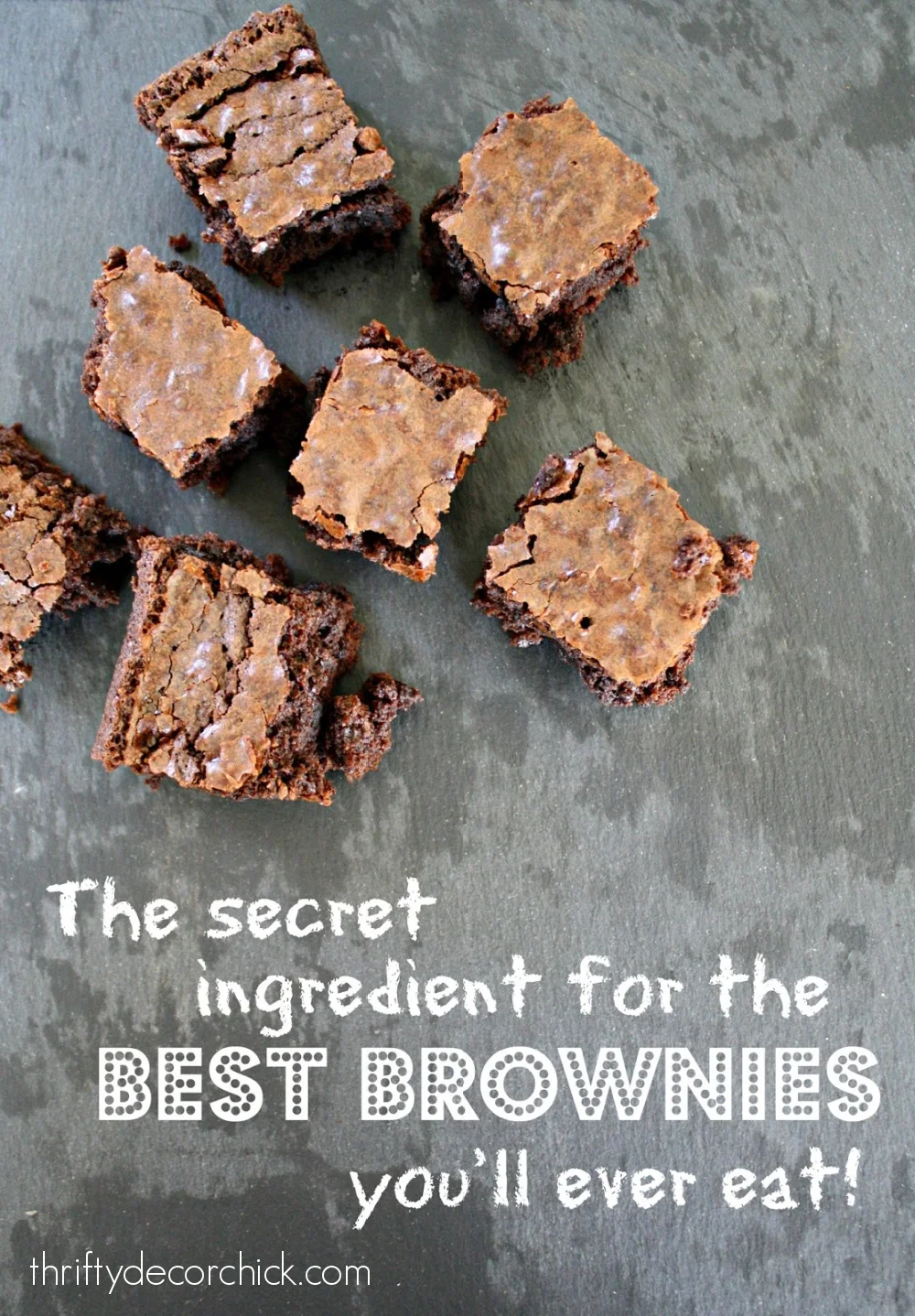 Secret ingredient box brownies