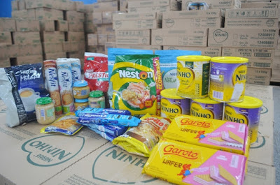 Prefeitura de Registro-SP recebe doação de 30 mil itens de alimentos da Nestlé