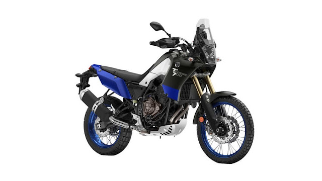 Yamaha Tenere 700 con rines 21 y 18 en sus ruedas