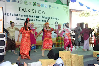 Kegiatan gelar wicara yang bertajuk "Kepong Bakol Perempuan Hebat, Keluarga Bahagia, Generasi Muda Mendunia".