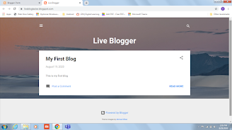 liveblogtester first blog