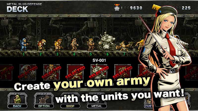 Fight Marco continues in Metal Slug Attack APK, Android Technology