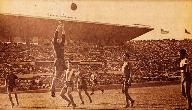 Chile y Argentina en Campeonato Sudamericano de 1945