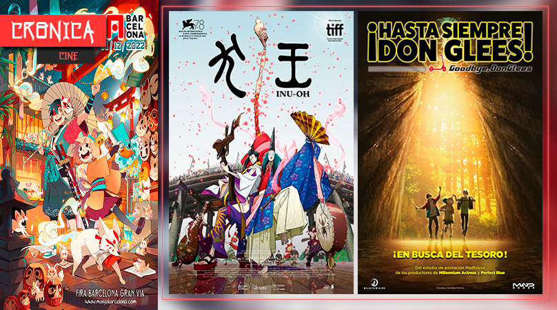 Crónica 28 Manga Barcelona - cine - Inu-Oh (Cinemaran y Garbo Media) - ¡Hasta siempre, Don Glees! (Selecta Visión)