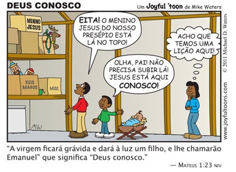 Joyful 'toon 164_God with us PT.BR