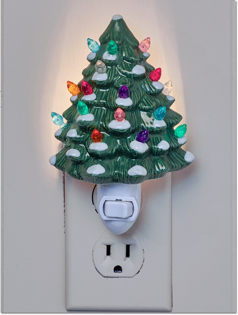 DIY Christmas Tree Night Light