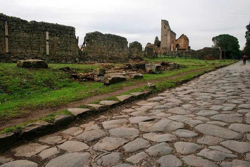 Ruins along the Appian Way 