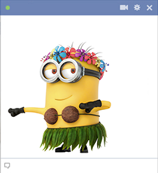 Hawaii Dance Minion Emoticon