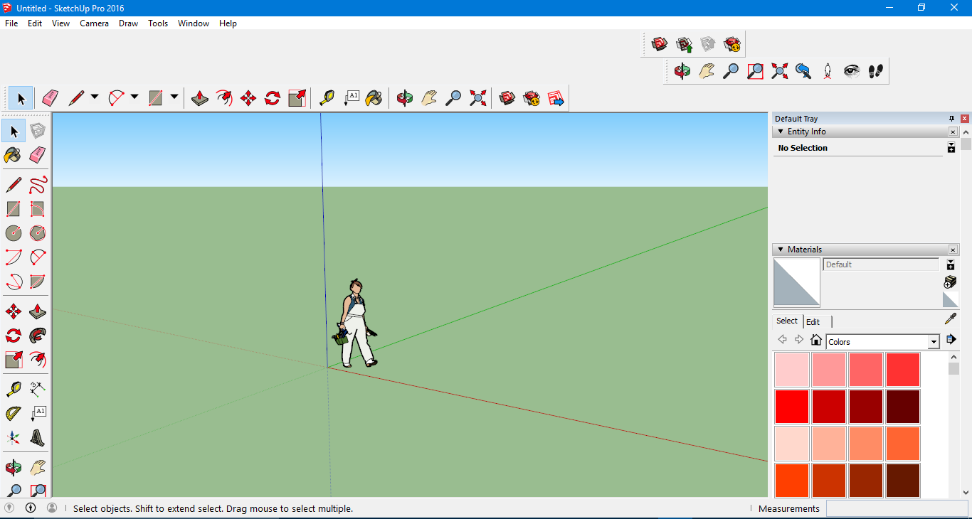 Tutorial Sederhana Membuat Pos Satpam Menggunakan SketchUp 