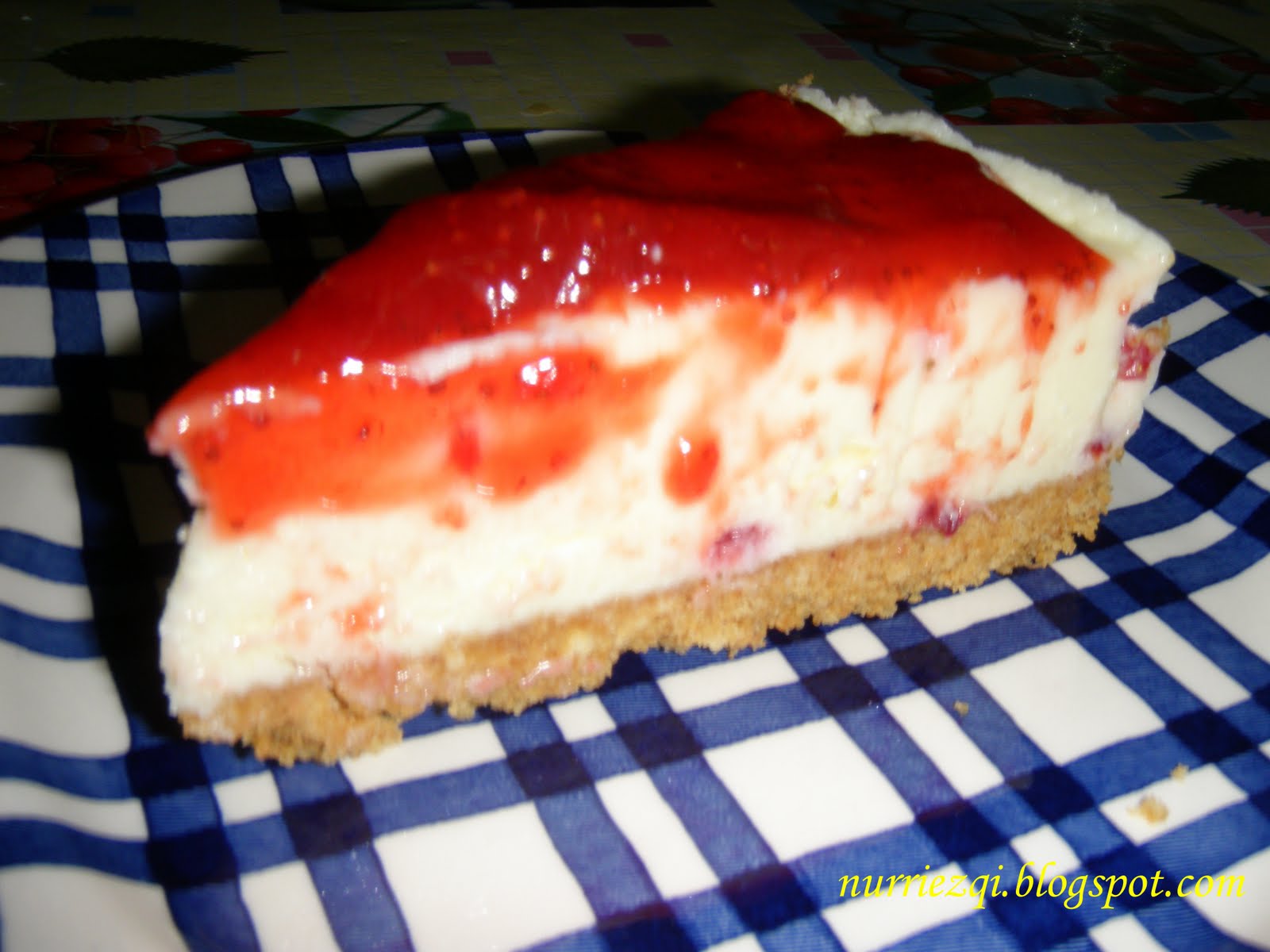 Teratak nur riezqi: Strawberry Cheese Cake