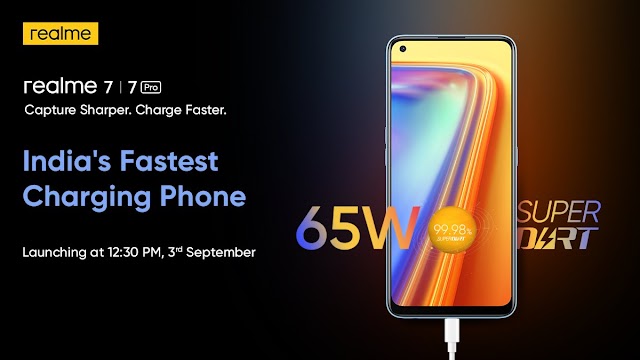 Realme 7 and Realme 7 Pro will be launched on September 3, 64 MP camera with 65 watt fast charging: