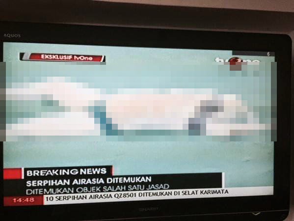 Jasad Terapung Dijumpai Berhampiran Serpihan pesawat Air 