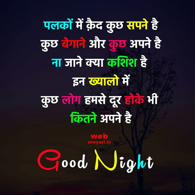 webshayari good night shayari