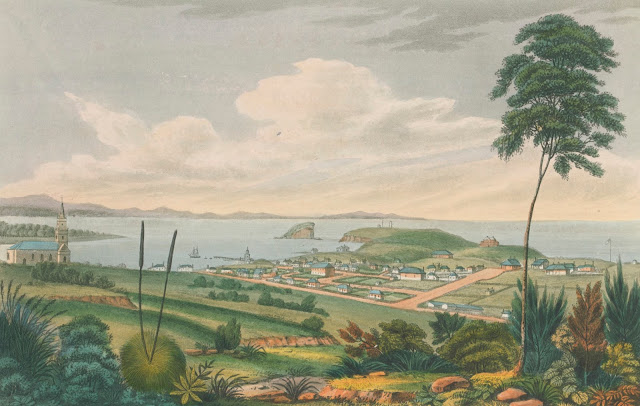 Newcastle, New South Wales 1824; Joseph Lycett 1774?-1828; Publisher J. Souter London